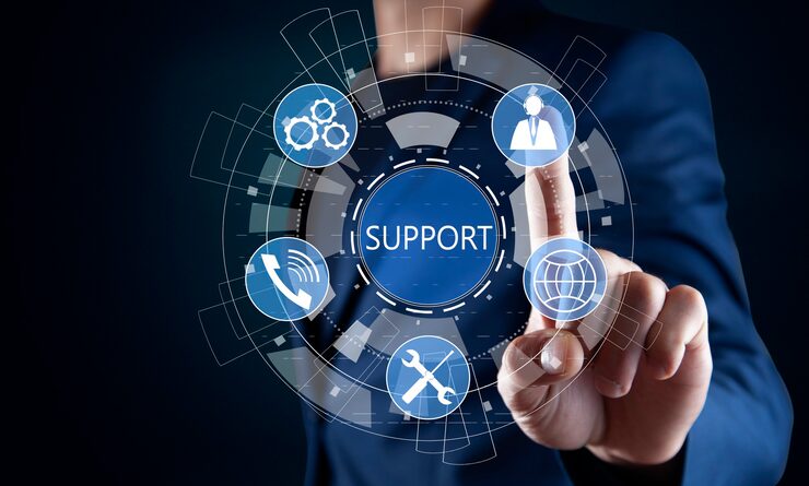 technical support center customer service internet business technology concept 218381 5114